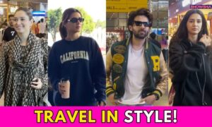 Bollywood Celebs Kriti Sanon, Kartik Aaryan, Tamannaah Bhatia &amp; Others Spotted In Style