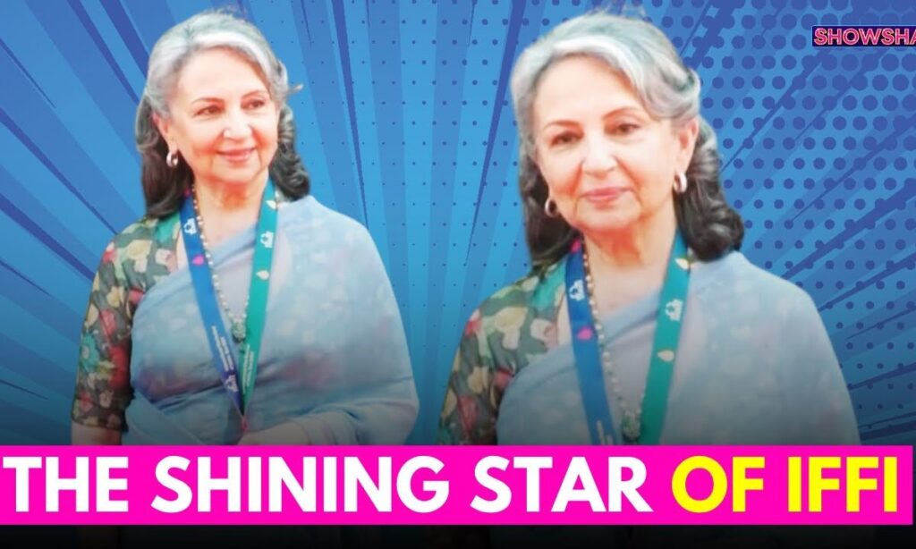 Sharmila Tagore Dazzles On The Red Carpet At The 55th International Film Festival Of India